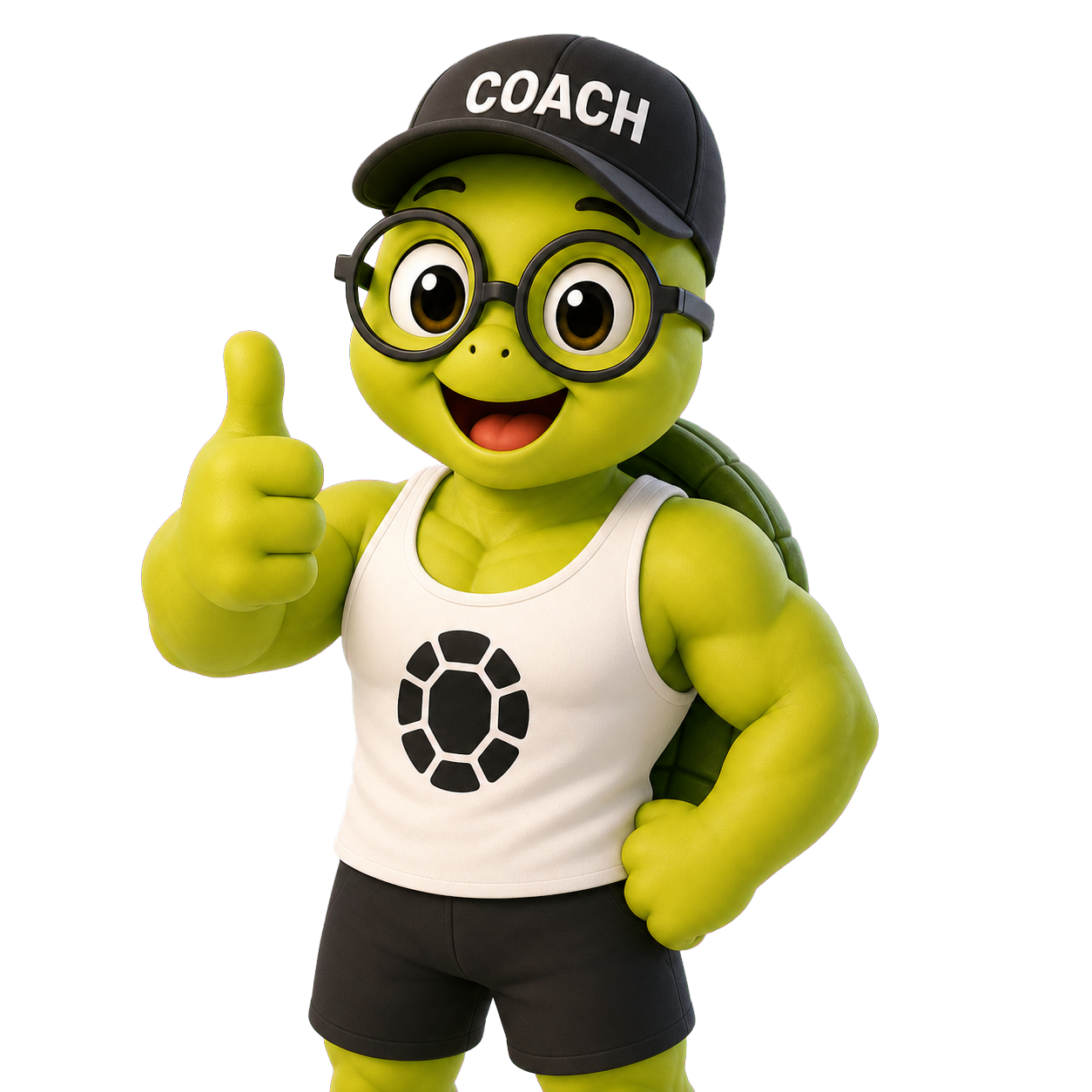 Toerdle Coach gibt einen Daumen hoch